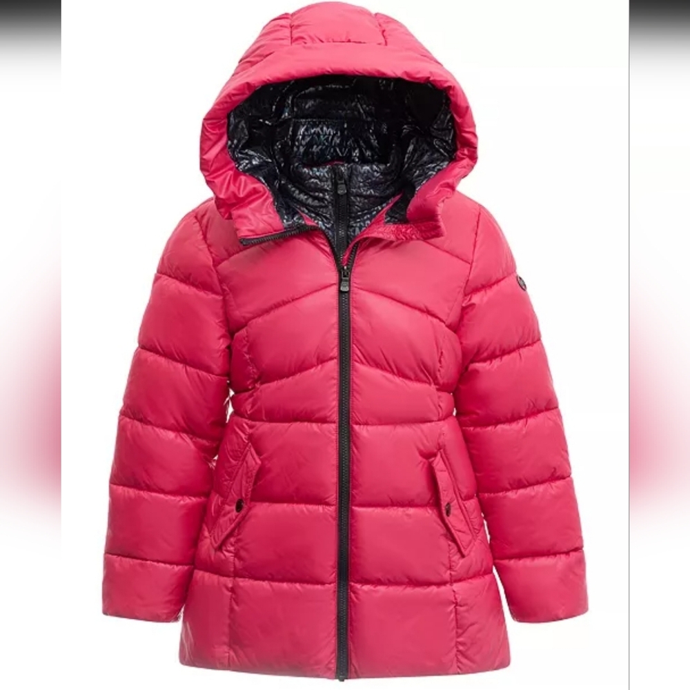 Michael Kors Girls Heavy Weight Stadium Jacket Size 5/6